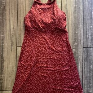 Patagonia Red Halter Sundress Midi